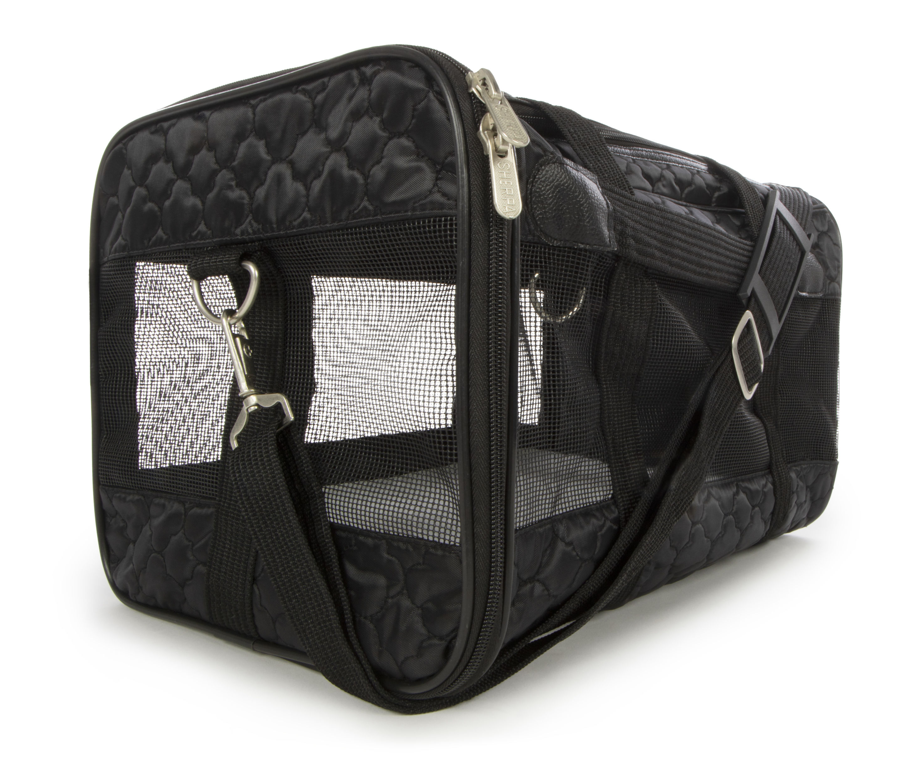 Sherpa Original Deluxe Lattice Stitch Travel Bag Pet Carrier, Airline  Approved - Black, Large, Large - Kroger