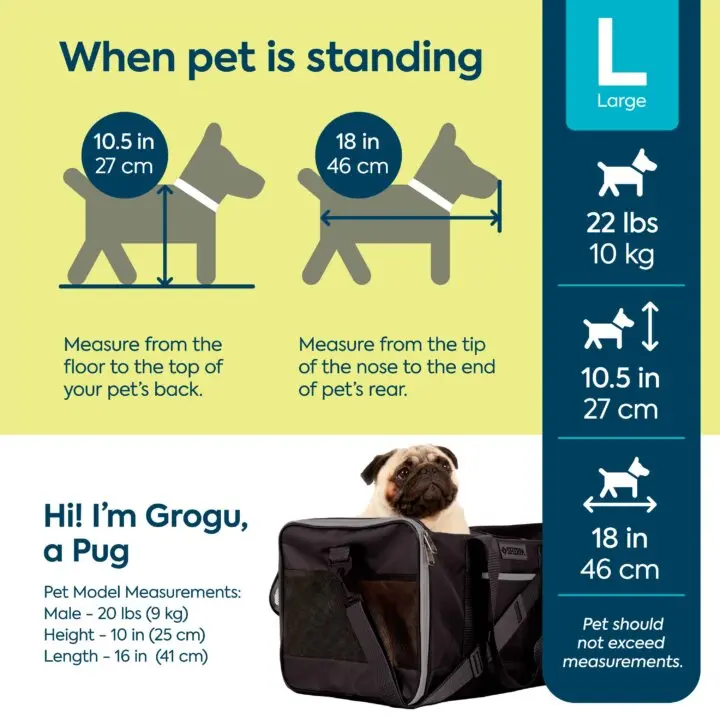 Sherpa pet shop carrier dimensions